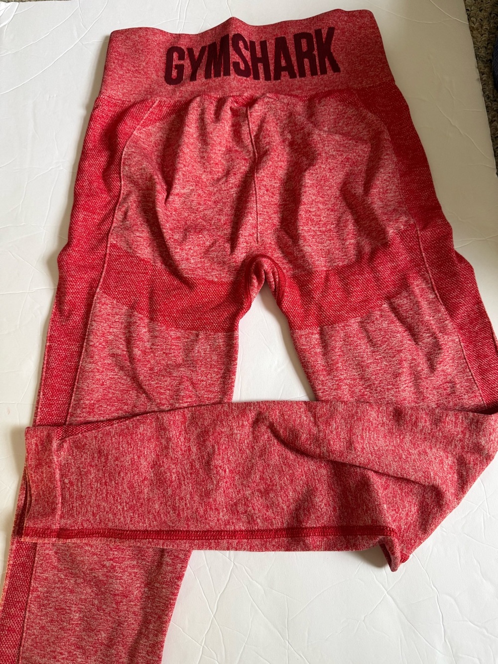 Gymshark Woman’s Red Seamless Leggings